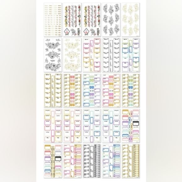 Happy Planner Mega Botanical Sticker Set - Picture 7 of 9